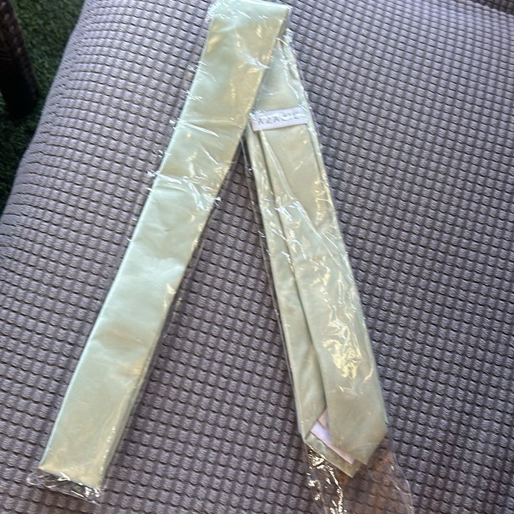 Azazie Gentlemen’s Collection Satin Skinny Tie - Picture 3 of 9